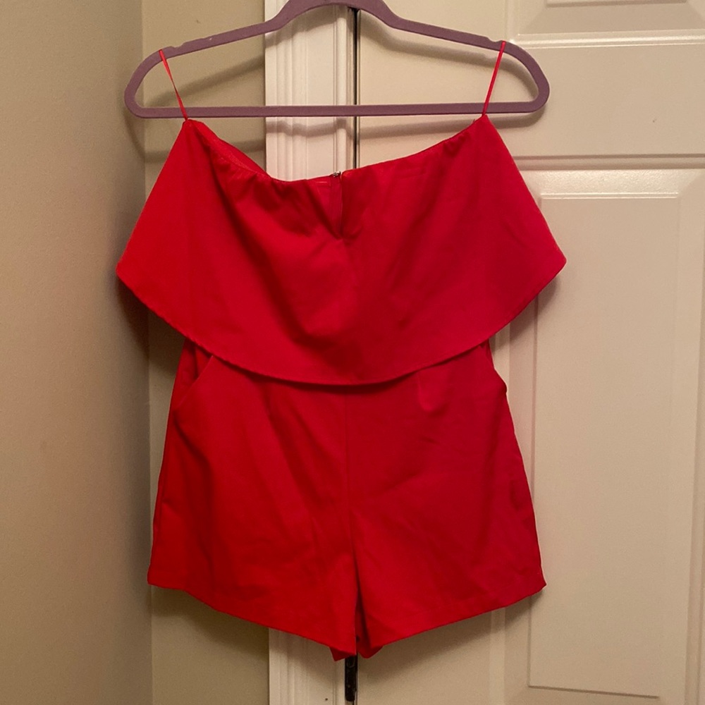 Red romper